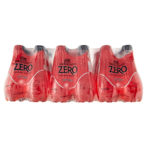 SAN BENEDETTO ZERO GINGER PET 25 CL X4 (6 in a box)