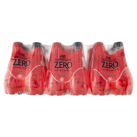 SAN BENEDETTO ZERO GINGER PET 25 CL X4 (6 in a box)
