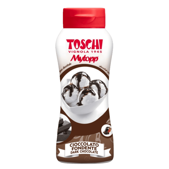 TOSCHI MYTOPP TOPPING DARK CHOCOLATE 200 GR (6 in a box)