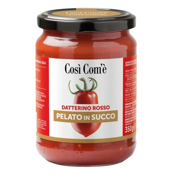 COSI' COME' POMODORO DATTERINO RED PELATO 350 GR (12 in a box)
