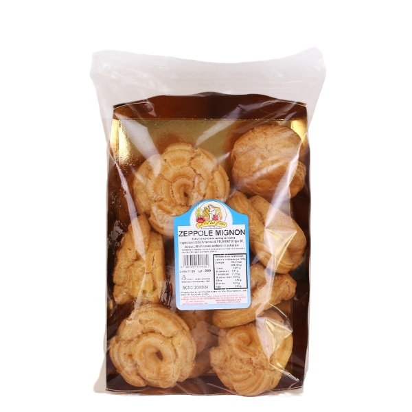 VOSTRO FORNAIO DESSERT ZEPPOLE MIGNON 180 GR (12 IN A BOX)