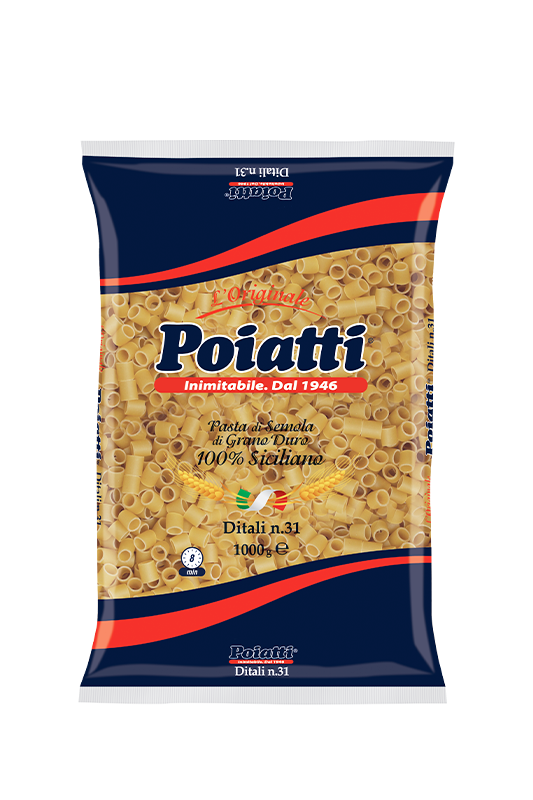 POIATTI PASTINA DI SEMOLA DITALI N.31 1 KG (12 in a box)