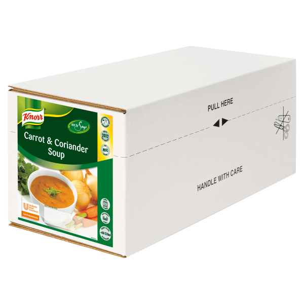 KNORR 100% SOUP CARROT & CORIANDER 2.5 KG (4 in a box) – Cibimarket.co ...