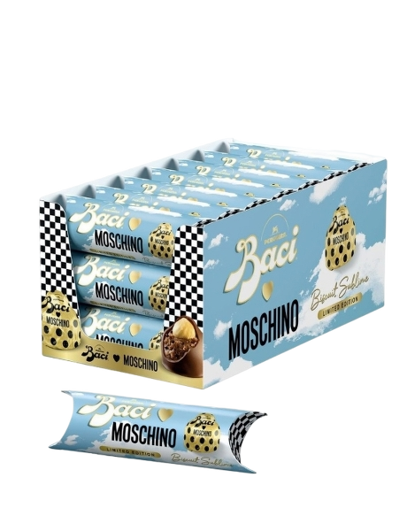 PERUGINA BACI BIJOU BISCUIT SUBLIME MOSCHINO STICK 37 GR (21 in a box) LIMITED EDITION