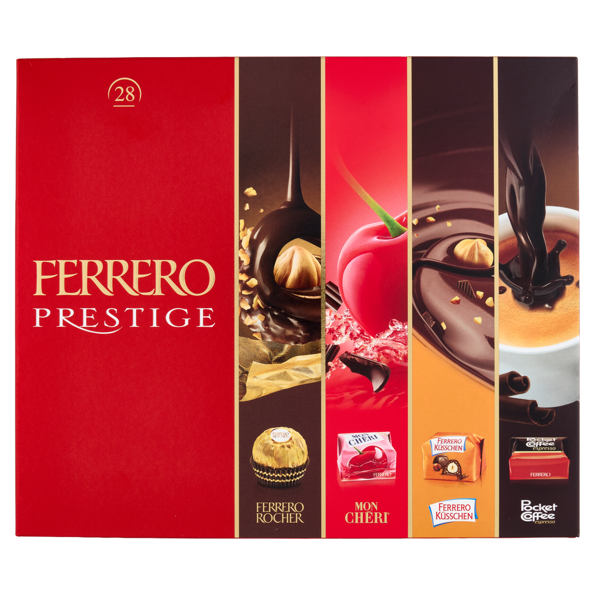 FERRERO PRESTIGE PRALINES MIX T28 329 GR (4 in a box)