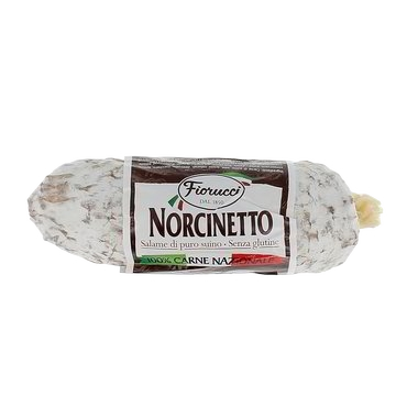 FIORUCCI SALAME MINI NORCINETTO £ 17.40 AL KG (APPROX. 3.6 KG)