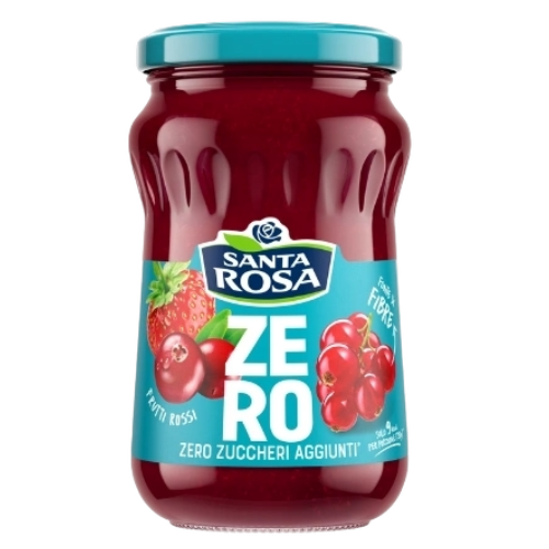 SANTA ROSA ZERO JAMS RED FRUITS 300 GR (12 in a box)