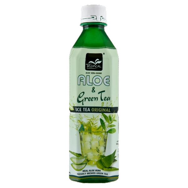 TROPICAL DRINK ALOE VERA GREEN TEA PET 500 ML (20 in a box)