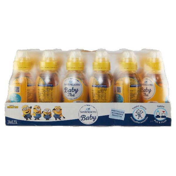 SAN BENEDETTO BABY TEA DETEINATED LEMON PET 250 ML (24 in a box)