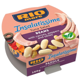 RIOMARE READY INSALATISSIME TUNA BEANS 160 GR (36 in a box)