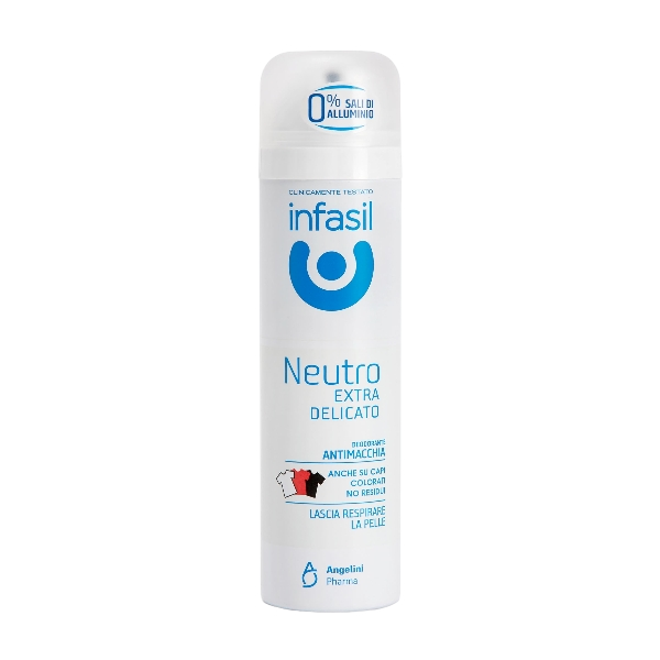 INFASIL DEO NEUTRO EXTRA DELICATO SPRAY 150 ML (6 in a box)