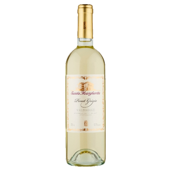 VINI ITALIA WHITE WINE SANTA MARGHERITA VALDADIGE PINOT GRIGIO DOC, TRENTINO , ITALY 75 CL (6 IN A BOX)