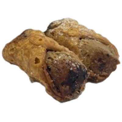 DESSERT CANNOLI SICILIANI MEDIUM FILLED TIRAMISU' CREAM TRAY 2 KG (1 in a box)