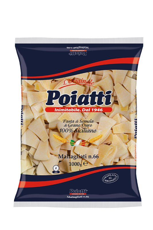 POIATTI PASTA DI SEMOLA MALTAGLIATI N.66 1 KG (12 in a box)
