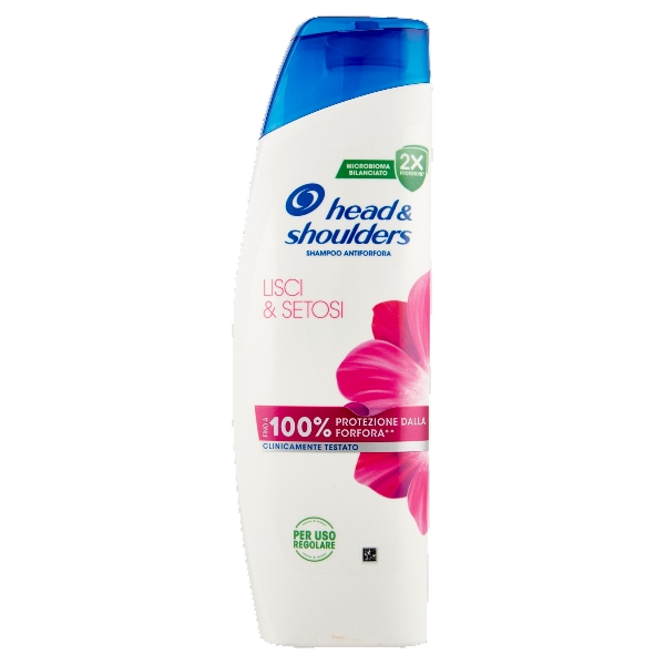 HEAD & SHOULDERS SHAMPOO ANTIFORFORA LISCI & SETOSI 250 ML (6 in a box)