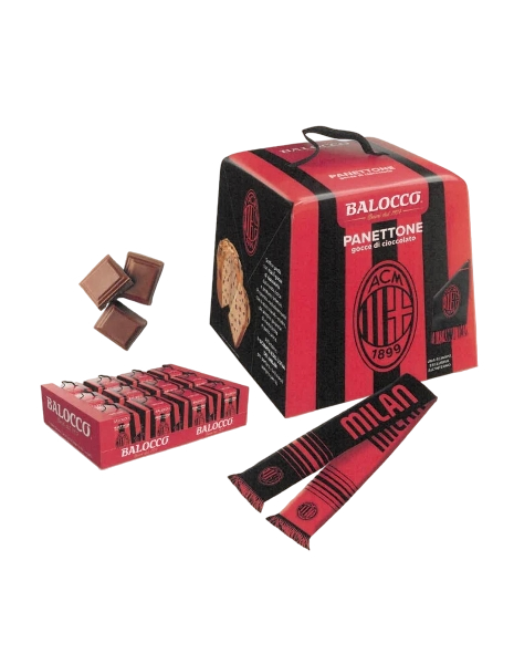 BALOCCO PANETTONE DROPS OF CHOCOLATE MILAN 500 GR (12 in a box)