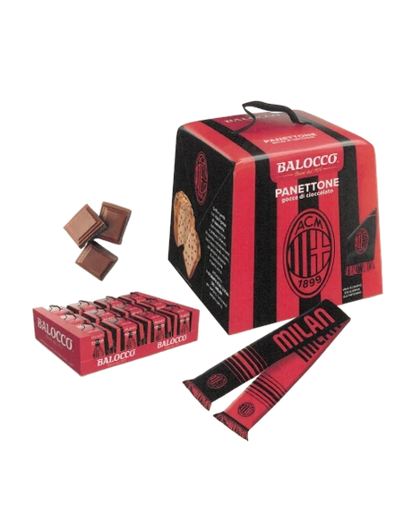 BALOCCO PANETTONE DROPS OF CHOCOLATE MILAN 500 GR (12 in a box)