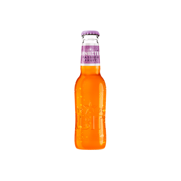 SANBITTER NON-ALCOHOLIC APERITIF PASSION FRUIT 20 CL X3 (8 in a box)