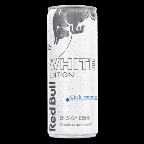 RED BULL WHITE COCONUT CANS 250 ML (24 in a box)