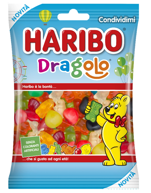 HARIBO CANDY DRAGOLO 100 GR (30 in a box)