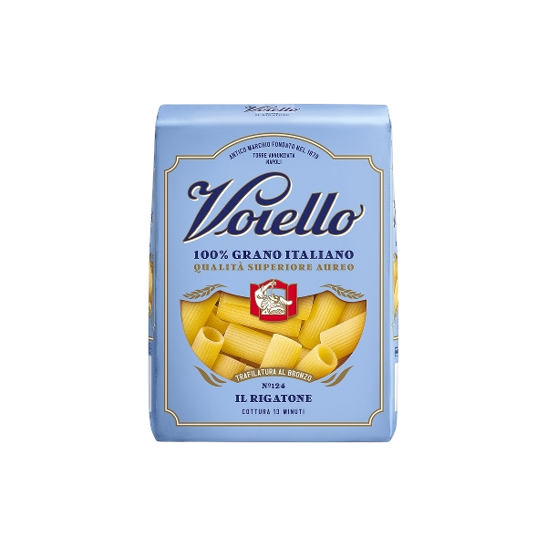 VOIELLO PASTA DI SEMOLA IL RIGATONE N.124 500 GR (16 in a box)