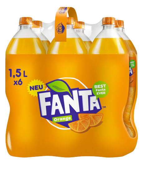 FANTA ORIGINAL ORANGE ARANCIATA PET 1.5 LT (6 in a box)