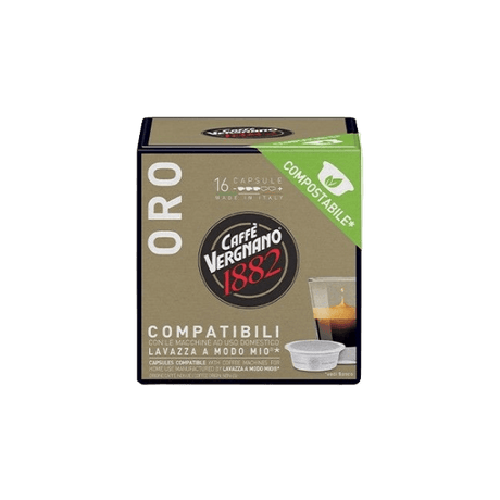 VERGNANO COFFEE CAPSULES A MODO MIO ORO X16 (8 in a box)
