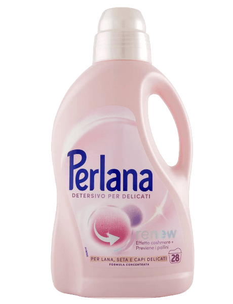 PERLANA LAUNDRY DETERGENT DELICATE PINK RENEW 28 WASHES 1.4 LT (8 in a box)