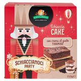 GECCHELE CAKE SCHIACCIANOCI PARTY TIRAMISU' 350 GR (6 in a box)