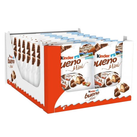 KINDER SNACK BARS MINI BUENO CHOCOLATE T20 108 GR (16 in a box)