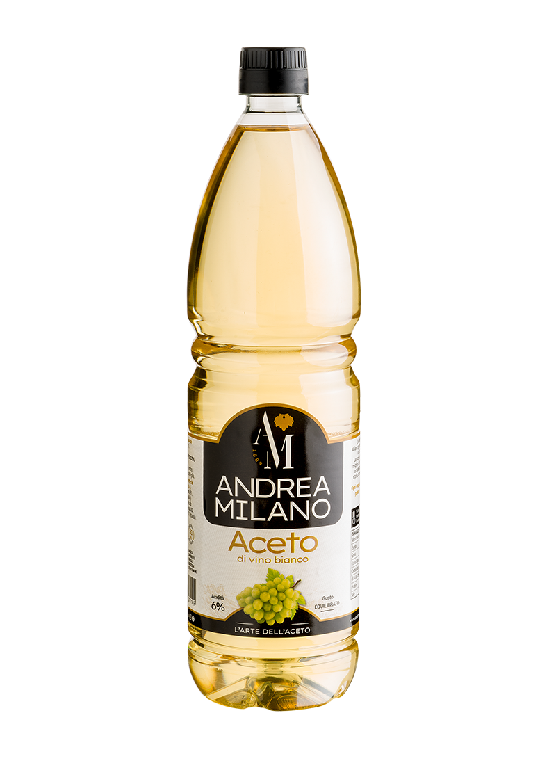 MILANO VINEGAR WHITE PET 1 LT (12 in a box)