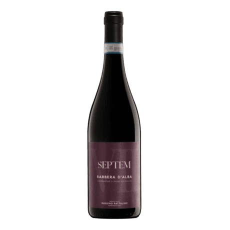 MASSIMO RATTALINO RED WINE BARBERA D'ALBA DOC " SEPTEM ", PIEDMONT, ITALY 2022 75 CL (6 IN A BOX)