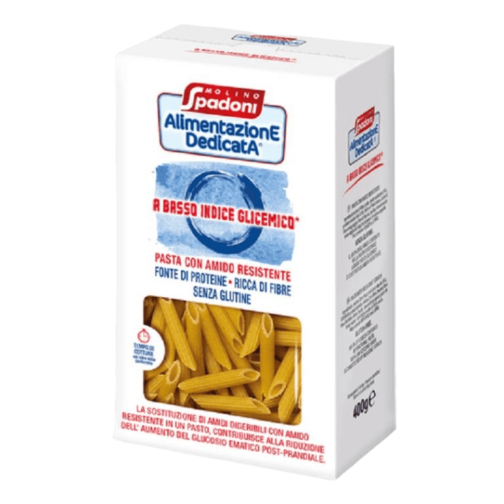 SPADONI PASTA DI SEMOLA A BASSO INDICE GLICEMICO PENNE 400 GR (6 in a box)