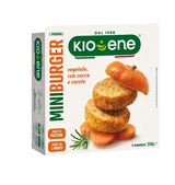 KIO ENE VEGETABLES MINI BURGER PUMPKIN AND CARROTS 200 GR (6 in a box)