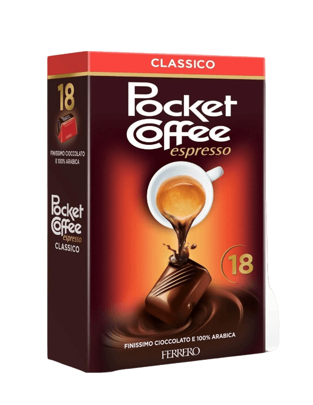 FERRERO PRALINE POCKET COFFEE ESPRESSO CLASSICO T18 225 GR (6 in a box –   - The best E-commerce of Italian Food in UK