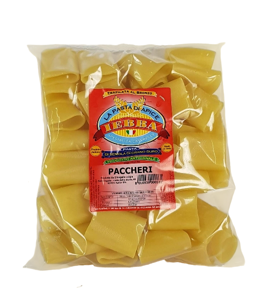 IEBBA FRESH PASTA PACCHERI 500 GR (12 in a box)