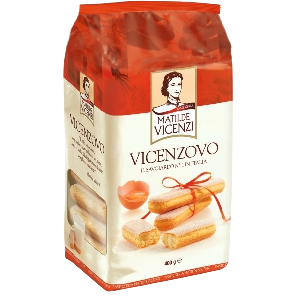VICENZI VINCENZOVO BISCOTTI SAVOIARDI 400 GR (6 in a box)