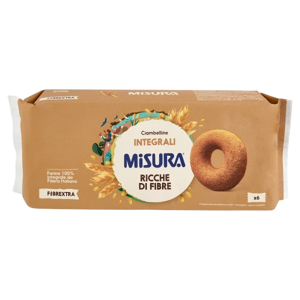 MISURA FIBRE EXTRA CIAMBELLINE WHOLEMEAL X6 230 GR (10 in a box)