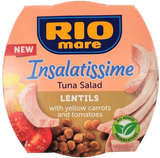 RIOMARE READY INSALATISSIME TUNA LENTILS 160 GR (36 in a box)