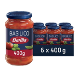 BARILLA PASTA SAUCE BASILICO 400 GR (6 in a box)