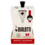 BIALETTI CAFFETTIERA MOKA EXPRESS - COFFEE MAKER MOKA 3 CUPS (6 in a box)