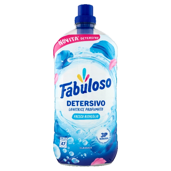 FABULOSO LAUNDRY DETERGENT CLASSIC FRESCO RISVEGLIO 47 WASHES 1.9 LT (6 in a box)