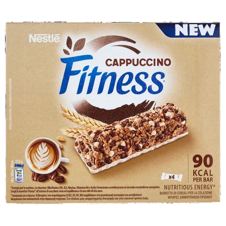 NESTLE' FITNESS SNACK BARS CAPPUCCINO X4 94 GR (8 in a box)