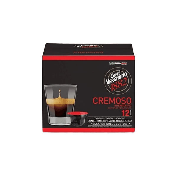 VERGNANO COFFEE CAPSULES NESCAFE' ESPRESSO CREMOSO X12 (6 in a box)