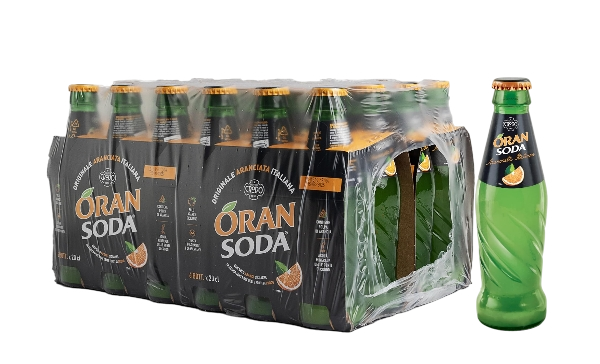 ORANSODA DRINK ORANGE GLASS 20 CL X6 (4 in a box)
