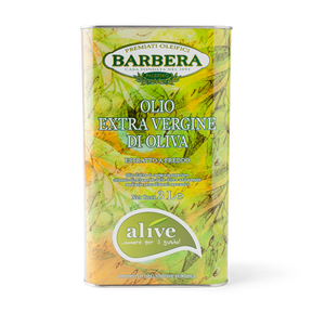 BARBERA ALIVE EXTRA VIRGIN OLIVE OIL 3 LT