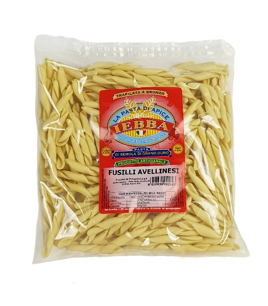IEBBA FRESH PASTA FUSILLI AVELLINESI 500 GR (12 in a box)