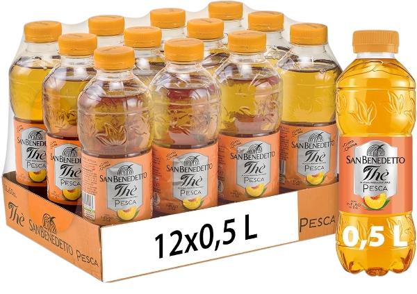SAN BENEDETTO TEA PEACH PET 500 ML (12 in a box)