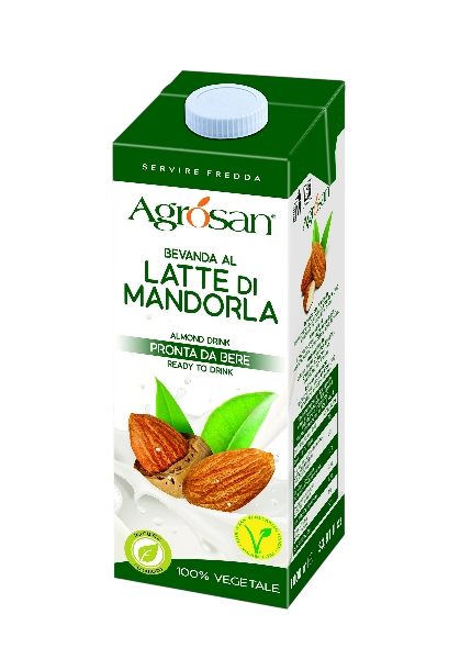 AGROSAN DRINK ALMOND MILK CLASSIC BRICK 1 LT (12 in a box)