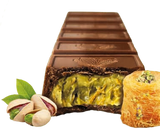 DUBAY STYLE CHOCOLATE BAR PISTACHIO AND KATAIFY 70 GR (24 in a box)